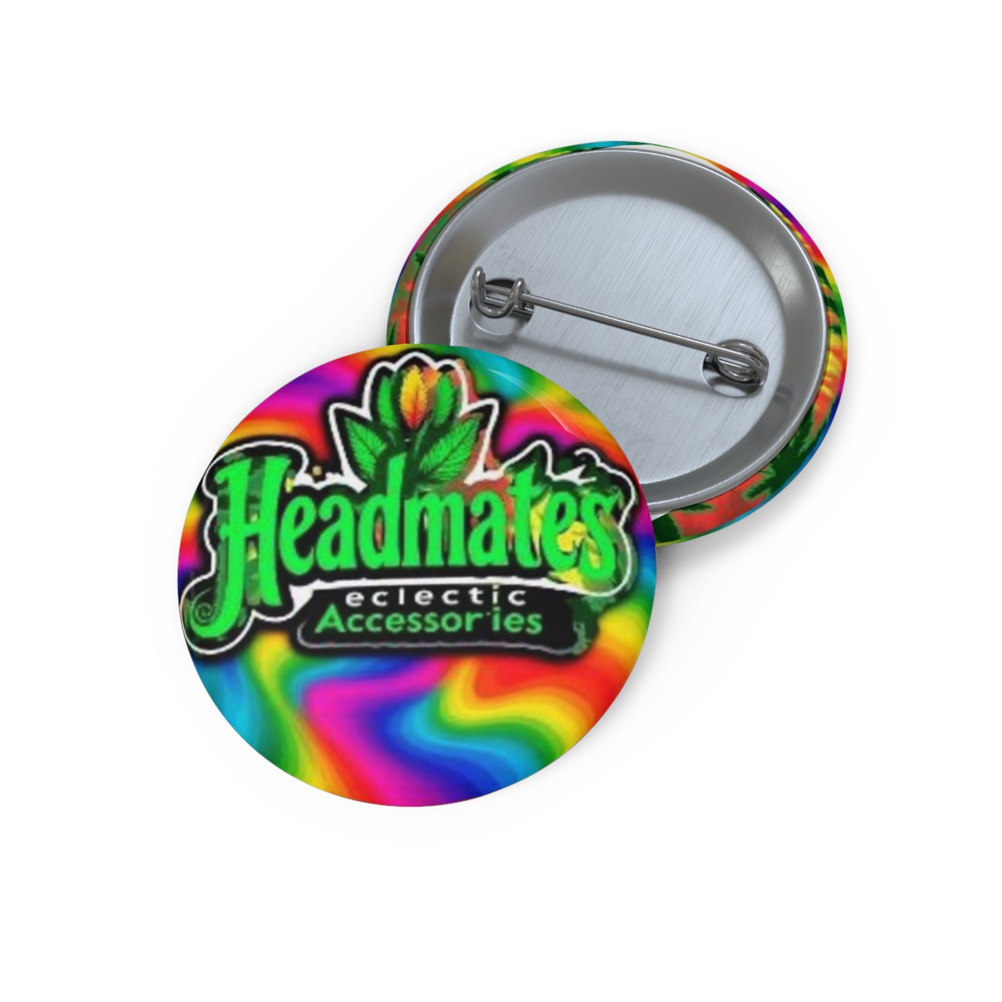 Custom Pin Buttons - Colorful Headmates Design for Eclectic Accessories