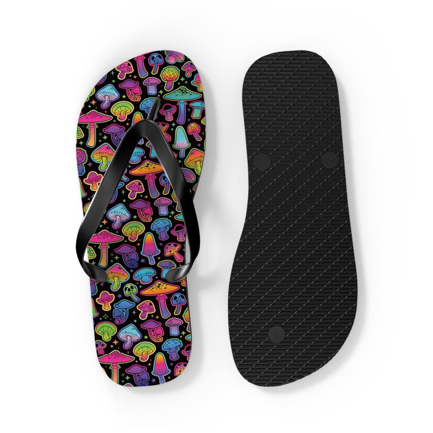 Psychadelic Shrooms Flip Flops