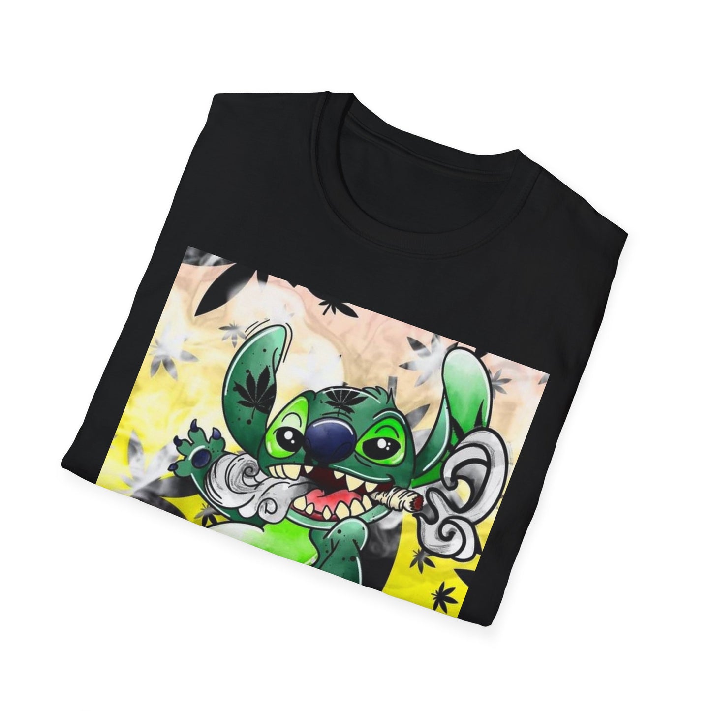 Unisex Softstyle T-Shirt - 'Under the Influence' Cannabis-Themed Graphic Tee