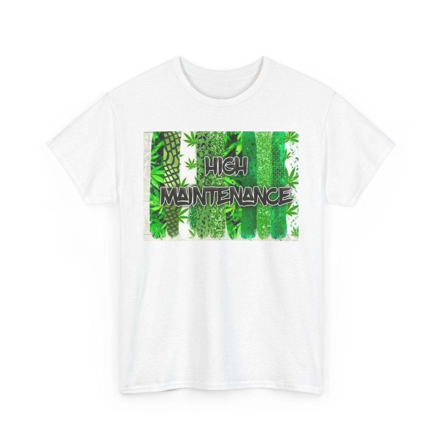 High Maintenance Unisex Heavy Cotton Tee - Stylish Plant Lover Shirt